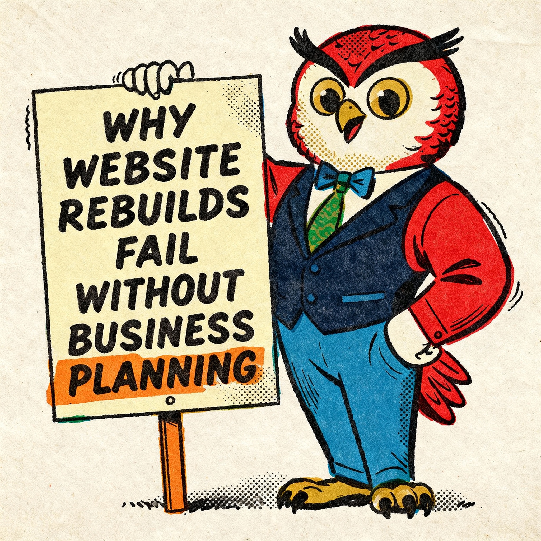 WHY WEBSITE REBUILDS FAIL WITHOUT BUSINESS PLANNING